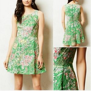 Anthropologie Verbana Sequin Laced Dress